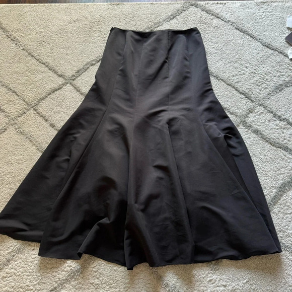 Ann Taylor long black mermaid full skirt tulle maxi formal skirt 16 new - Picture 6 of 6